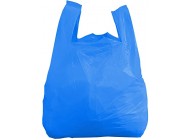 Blue Vest / Supermarket Carrier Bags 